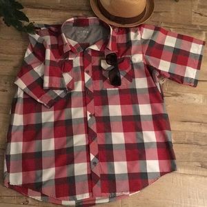 XXL ORVIS 100% Polyester button down shirt.